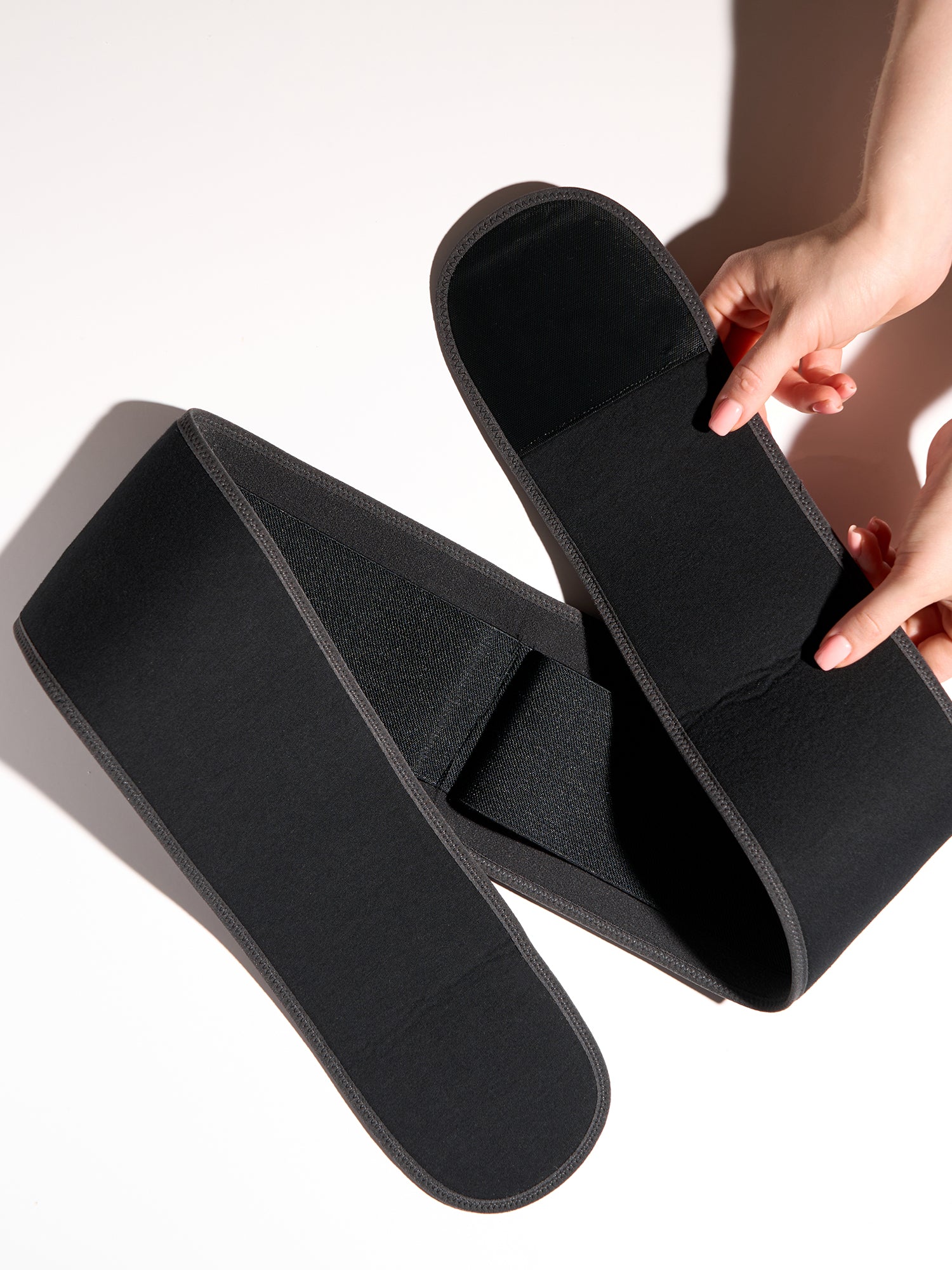 Bump & Back Support Adjustable Maternity Belt - Black,3X4X