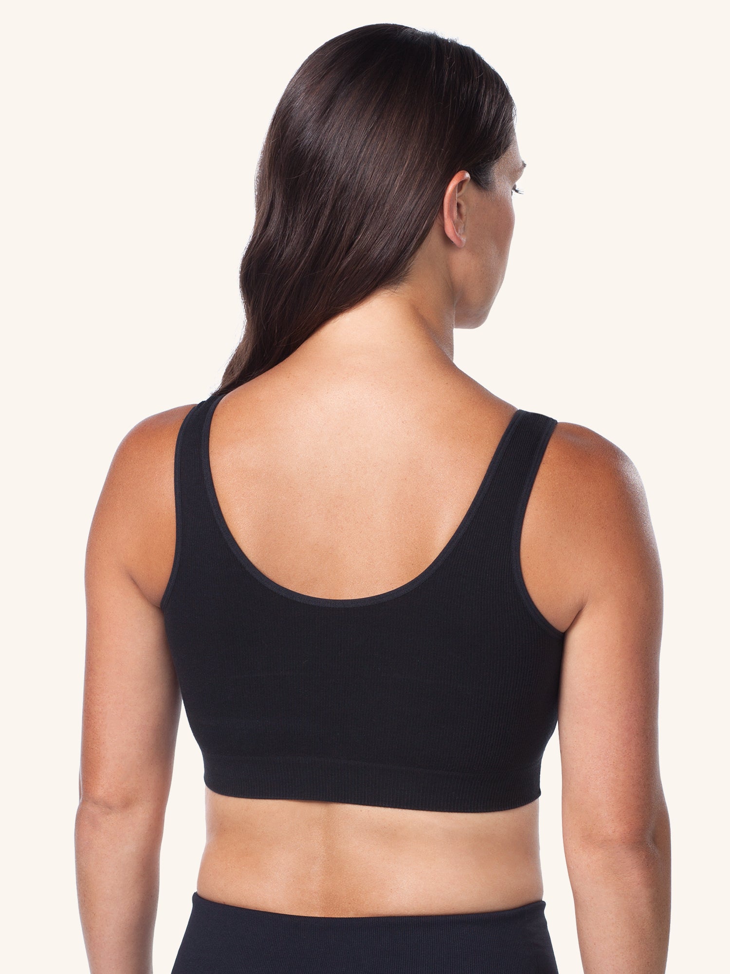 The Harmony - Wireless Crossover Nursing & Sleep Bra - Jet Black,S