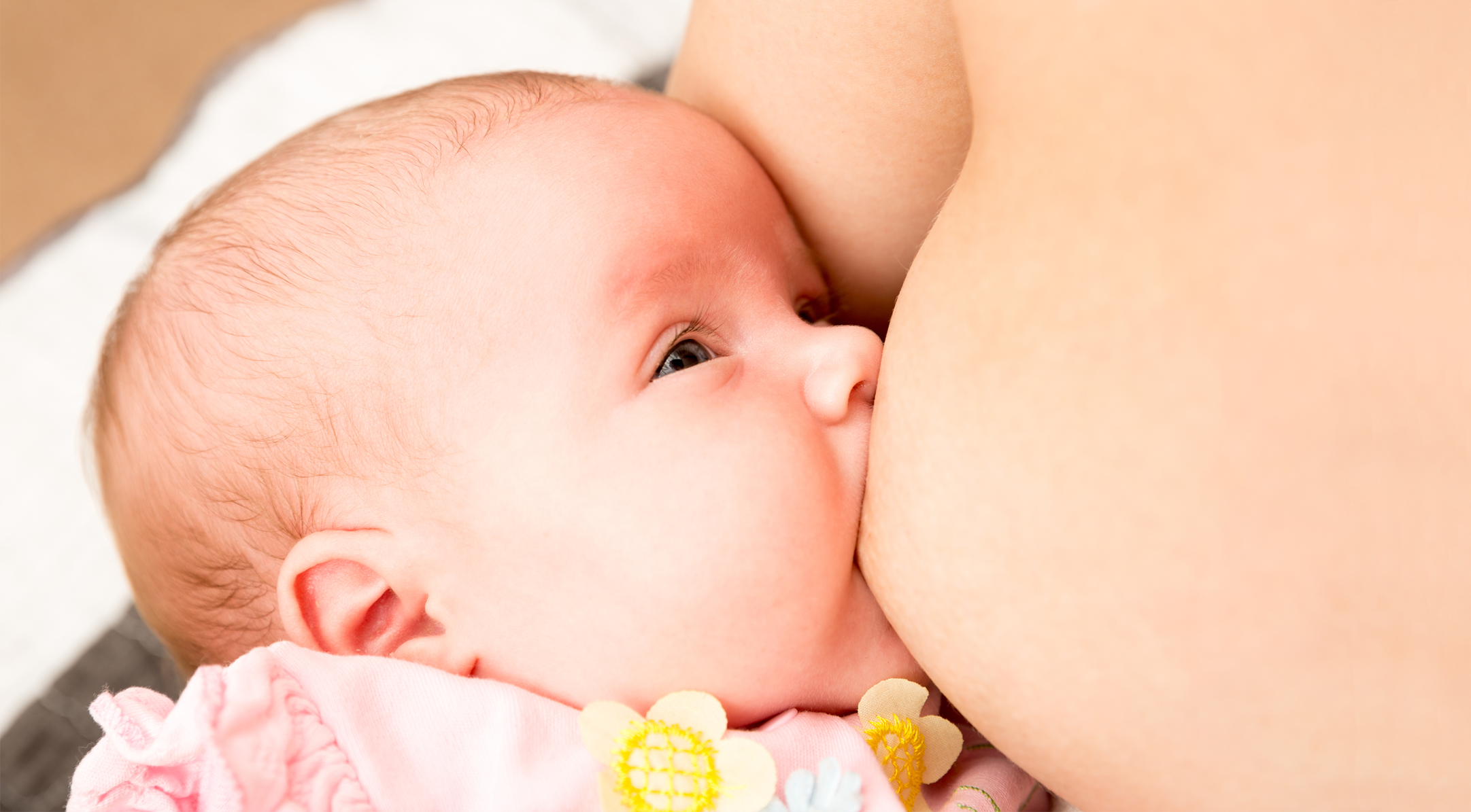 Baby breastfeeding