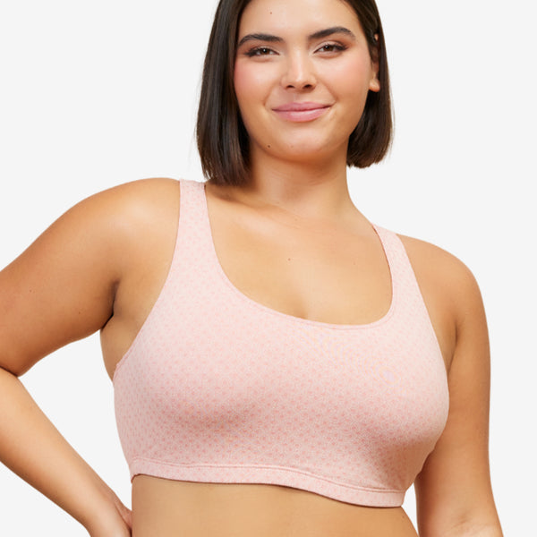 Leading Lady The Serena - Cotton Wirefree Sports Bra In White, Size:  46dd/f/g : Target