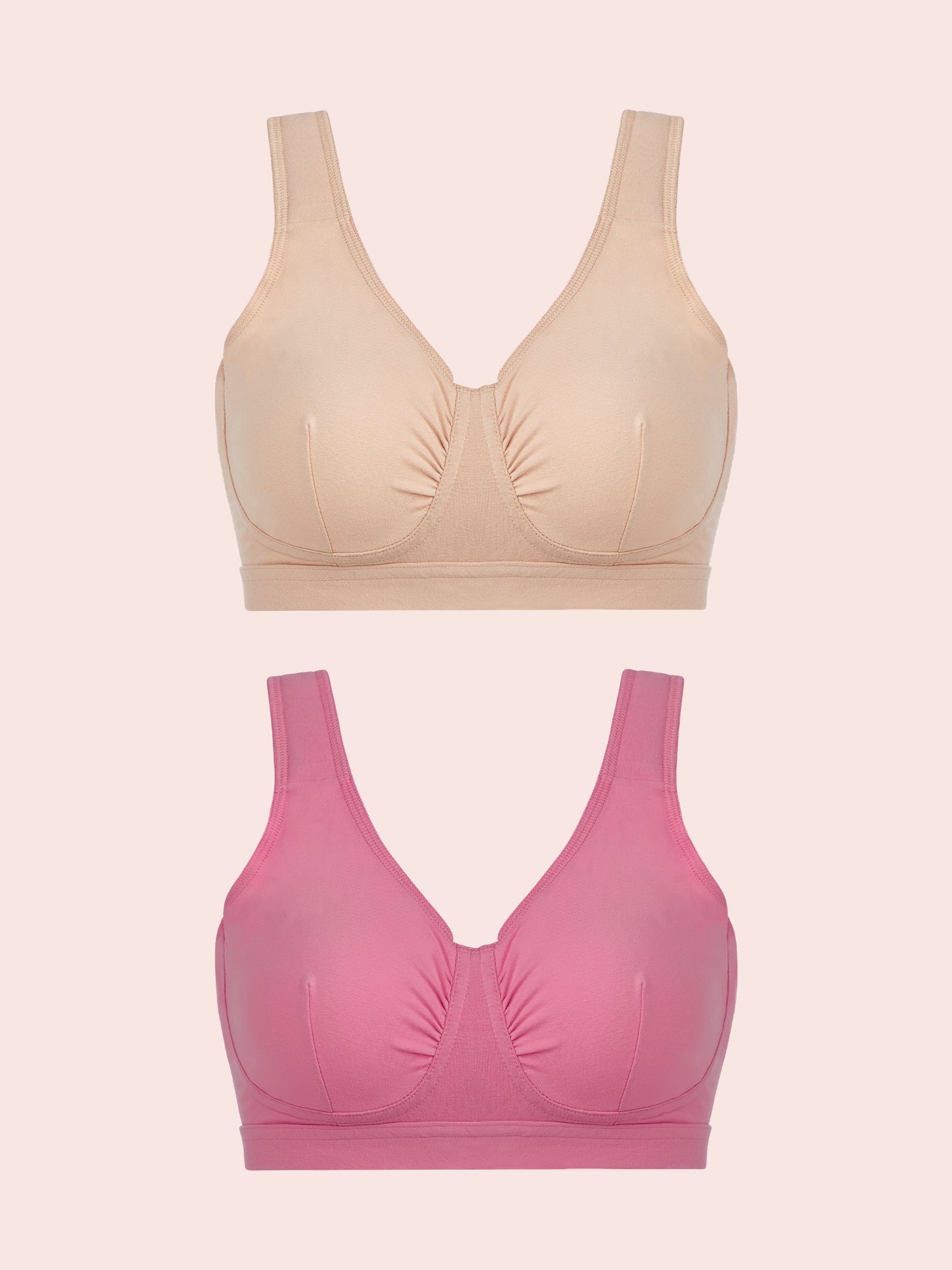 The Evie - All-Day Cotton Comfort Bra Bundle 2-Pack