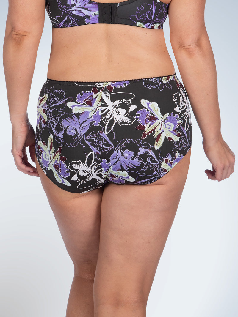 Back view of comfort fresh cooling panties in glowing floral