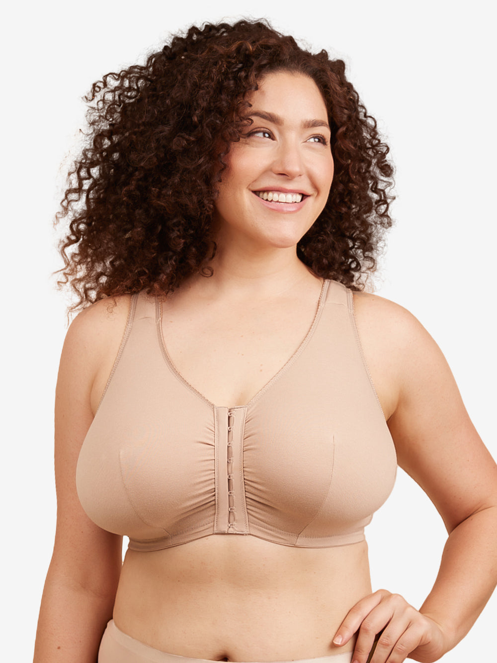 The Meryl - Cotton Front-Closure Comfort & Sleep Bra – Leading