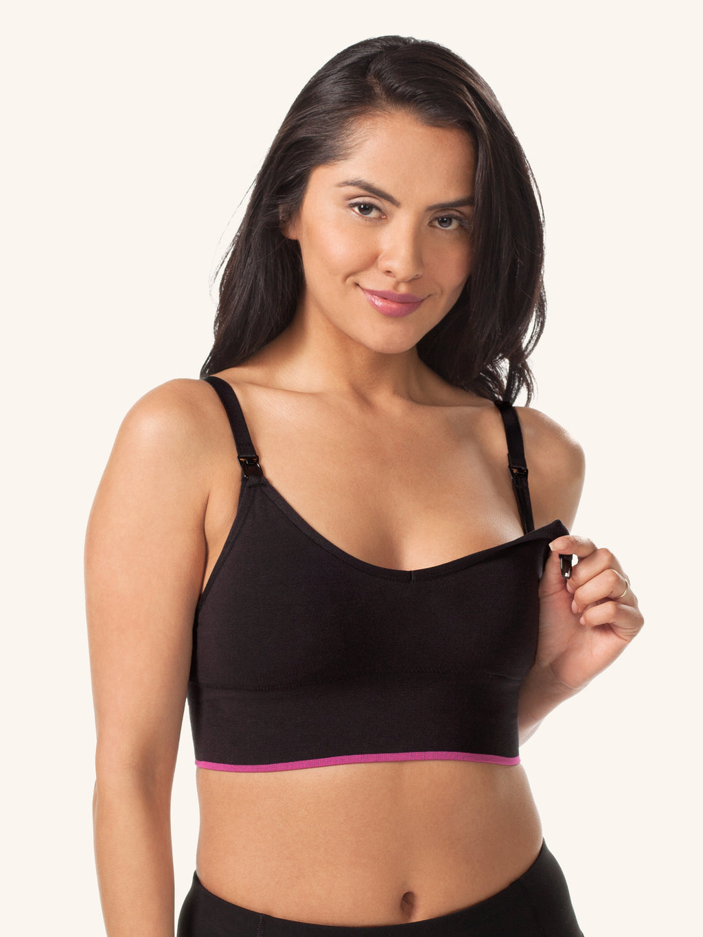 The Danika - Seamless Athleisure Nursing Sports Bra – Leading Lady Inc.