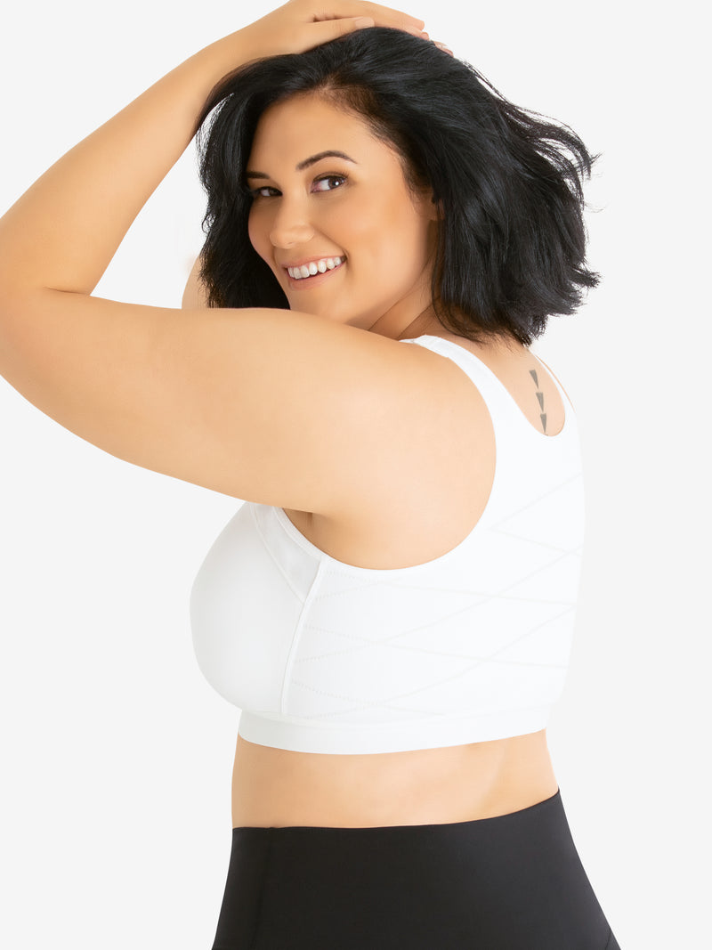 Leading Lady The Lillian - Back Smoothing Seamless Support Bra In Whisper  Nude, Size: 50a : Target