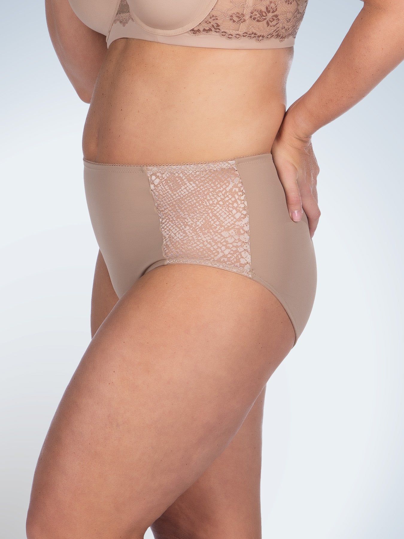 Luxe Body Panty Briefs 2-Pack - Warm Taupe & White 2PK,5