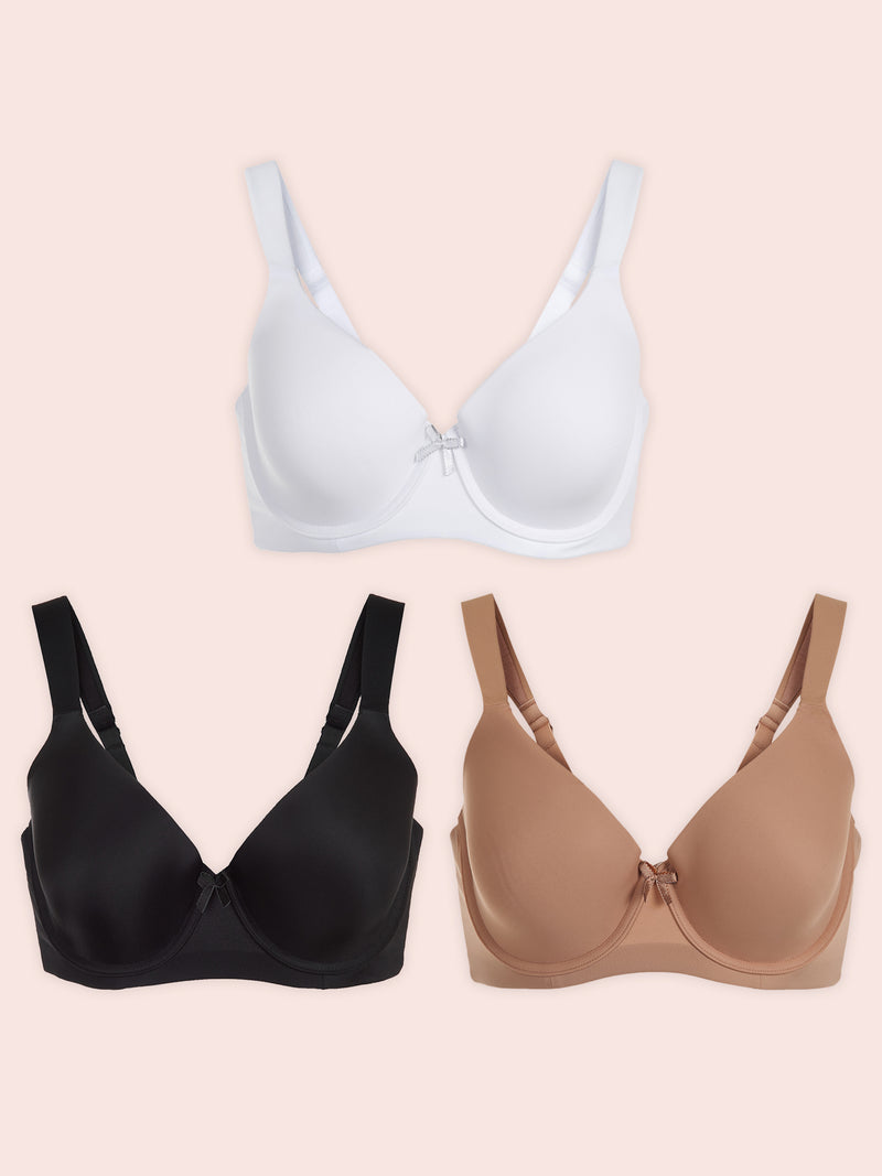 Smooth Classic T-shirt Bra - White