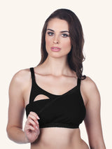 Nursing Bralette - Black,S