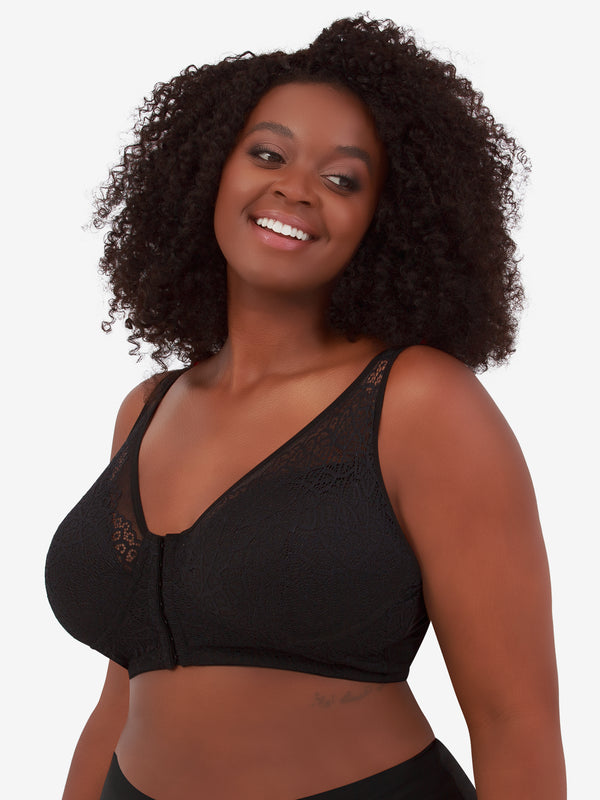 50B Front-Closure Bra - Plus Size Front Closure Bra