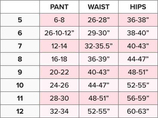 Adidas underwear size 2024 chart