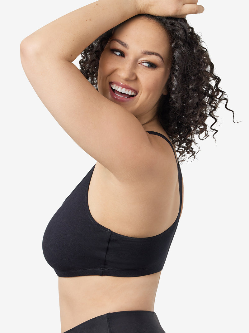 The Serena - Cotton Wirefree Sports Bra – Leading Lady Inc.