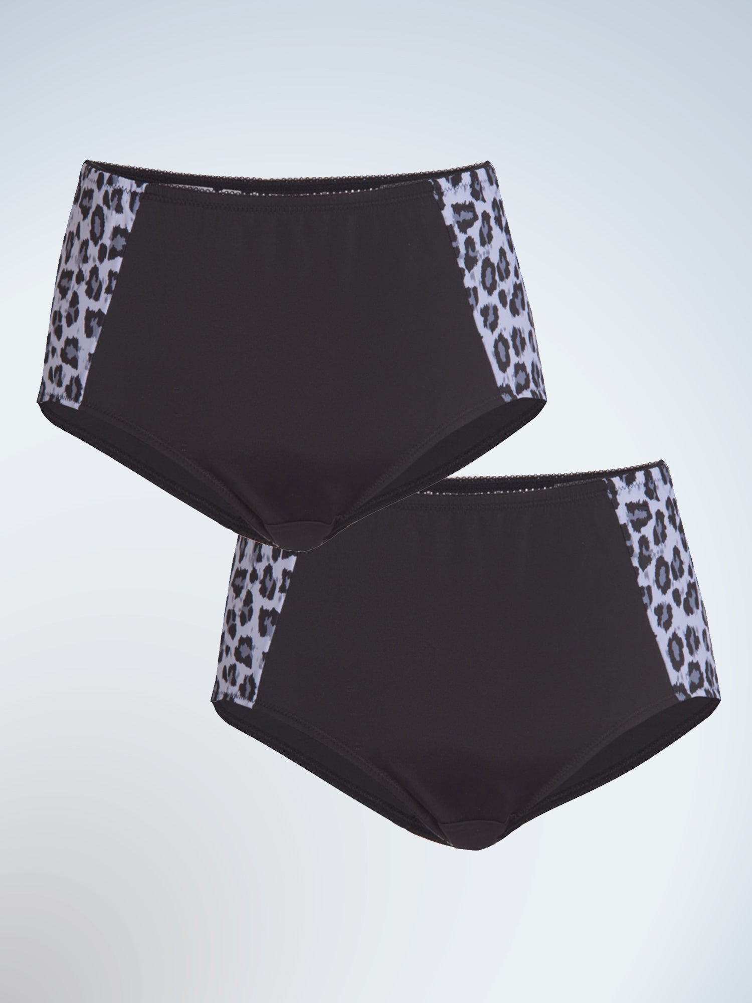 Luxe Body Panty Briefs 2-Pack - Grey Leopard 2PK,5