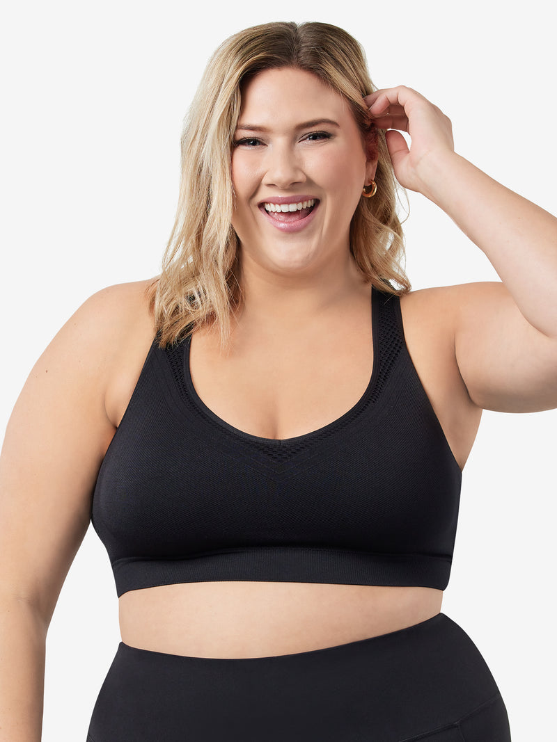 The Lea - Cooling Low-Impact Racerback Sports Bra – Leading Lady Inc.