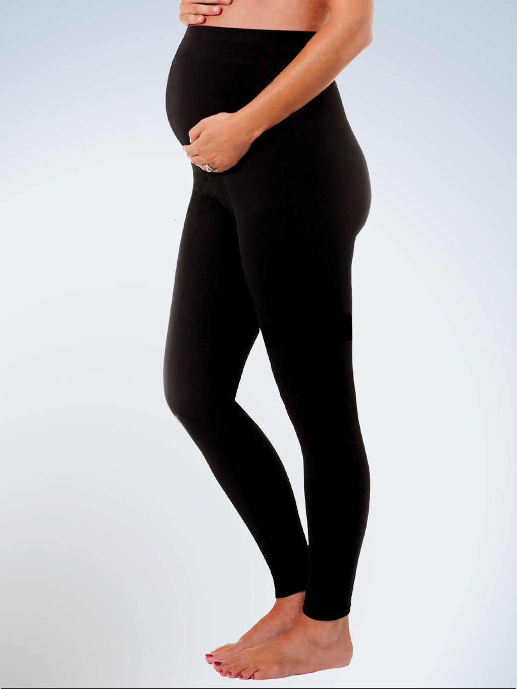 Maternity Support Leggings Patented Back Support 2-Pack – Leading