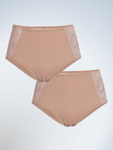 Luxe Body Panty Briefs | 5810 2-Pack | Warm Taupe